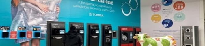 TOMRA reverse vending machines installed at K-City market