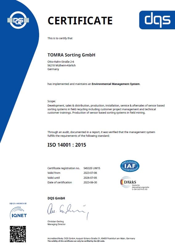 ISO 14001-certification